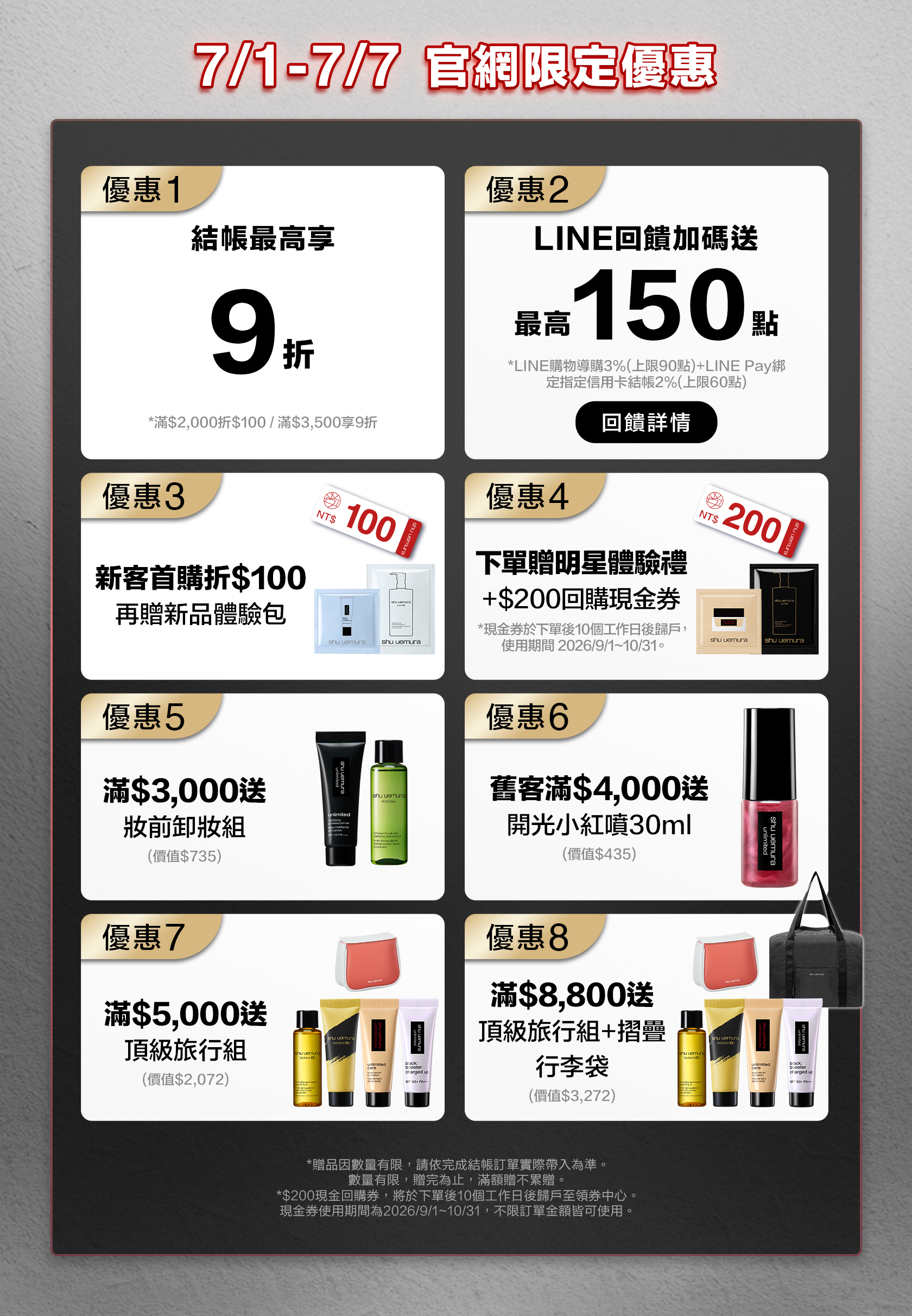 滿額贈